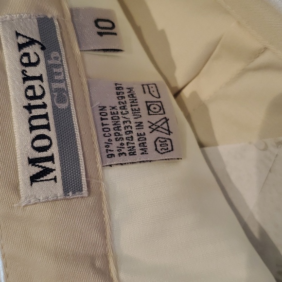 Cream Capris for Effortless Style - Picture 2 of 9